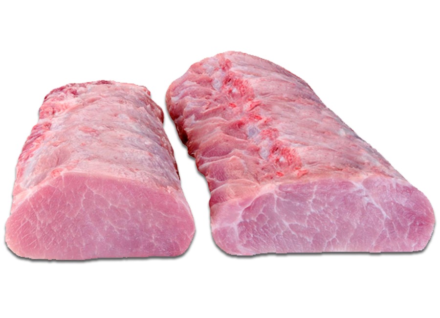 Carré de cerdo fresco para parrilla y horno, venta minorista y mayorista